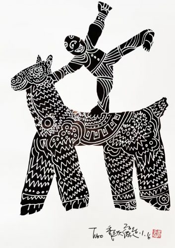 Works by Li Xiaoqiang (Tutou Jueren )